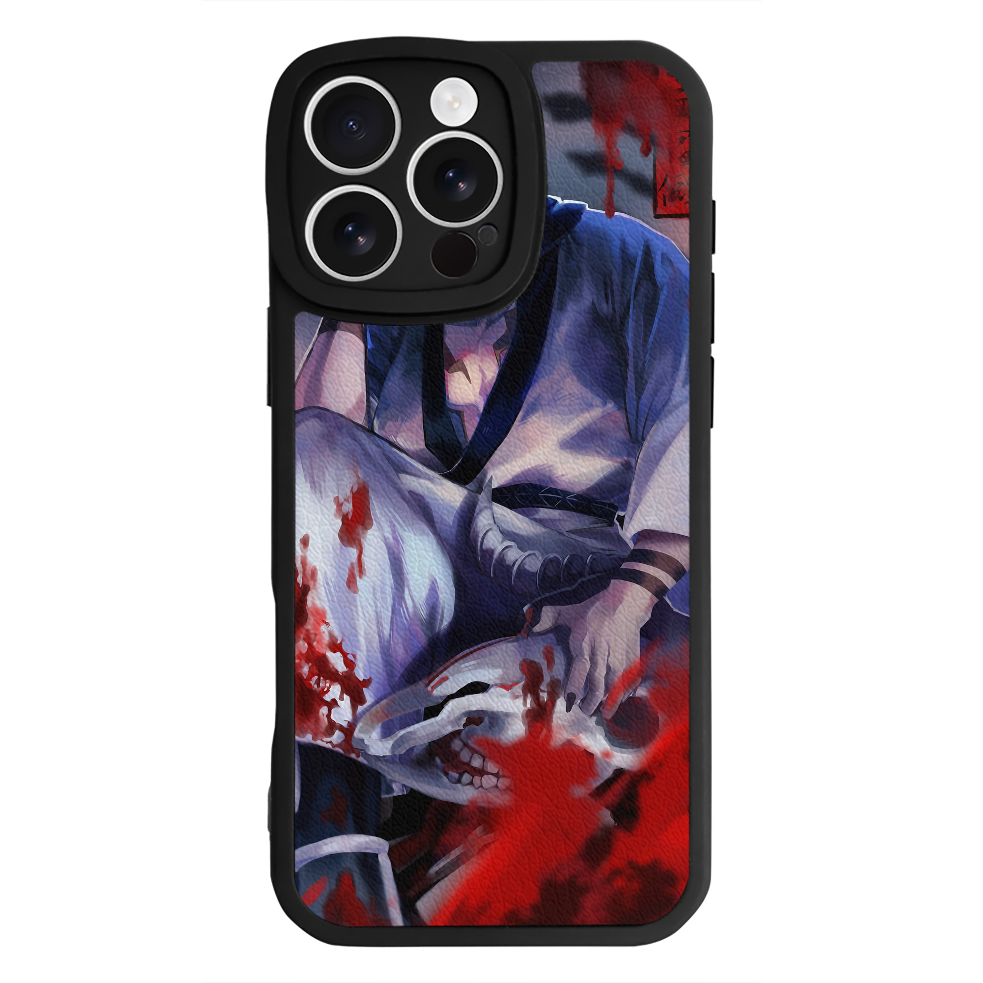 （画像用） 呪術廻戦 Jujutsu Kaisen 【iPhone 16シリーズ対応】シリコンスマホケース（レザー調） 材質：シリコン